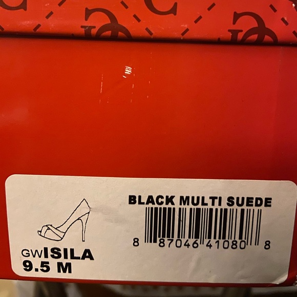 Women, GUESS Isila, multicolor SUEDE heels - Picture 4 of 8